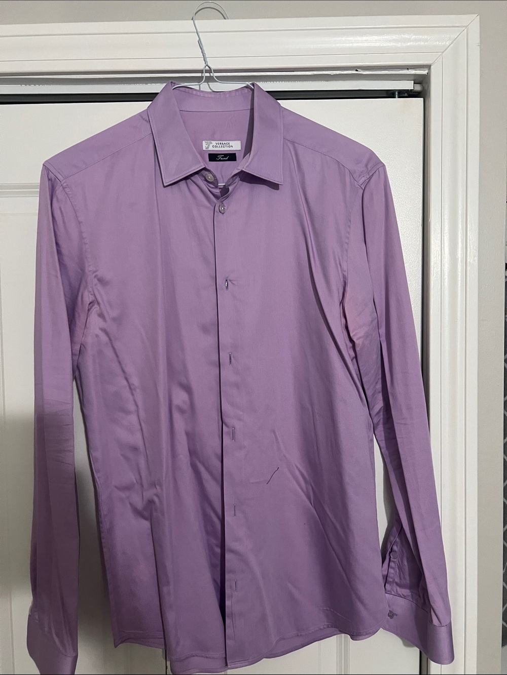Versace Collection Lavender/Purple Men's Dress Shirt